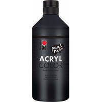Marabu Acryl Color schwarz 073, 500ml (12010075073)