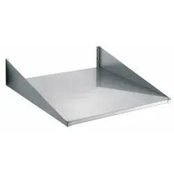 Bartscher Wandbord 600 x 600 mm, CNS, Wandbord für Elektrogeräte, 1 Stück