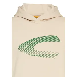 CAMEL ACTIVE Hoodie mit Logo Print Beige M