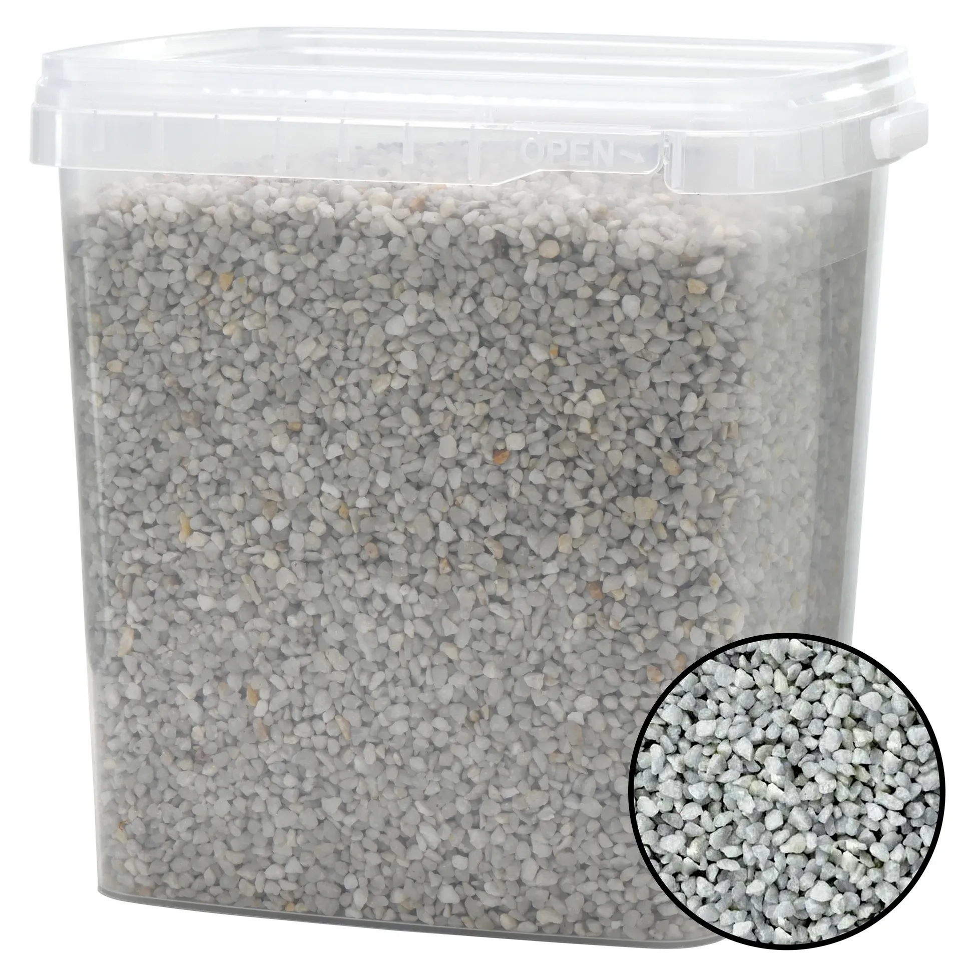 Granulat 2-3mm 5,5L grau