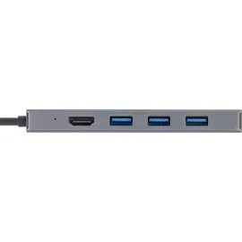 InLine InLine® USB 3.2 USB-C Multi Hub (3x USB-A + USB-C), Cardreader, HDMI, OTG
