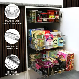 MONSTER SHOP 4 Teleskopschublade 43,0 x 14,0 x 29,7 cm