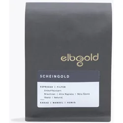 Elbgold Kaffee Espresso Scheingold Entkoffeiniert 250g