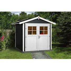 Weka Gartenhaus 224 2,05 x 2,09 m anthrazit