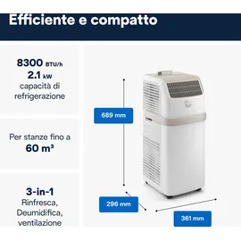 De'Longhi Pinguino Compact 8300 BTU mobil
