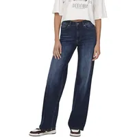 Only 5-Pocket-Jeans ONLMADISON BLUSH HW WIDE Fit Jeans Modell 'MADISON', Jeansblau, XS/32