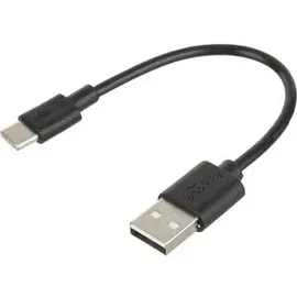 goobay USB-A auf USB-C 0,1 m Schwarz
