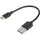 goobay USB-A auf USB-C 0,1 m Schwarz