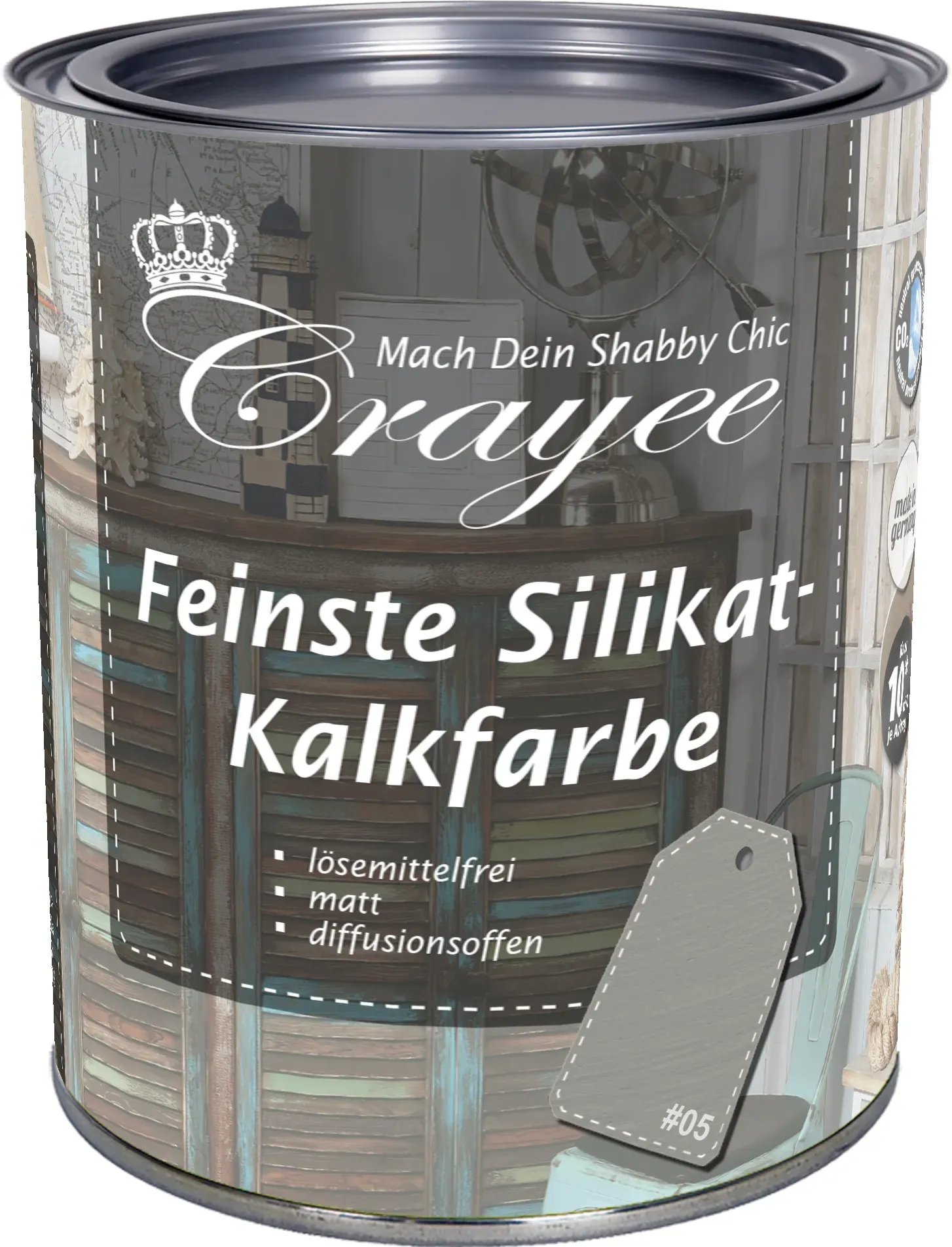 Crayee Silikat-Kalkfarbe Basis05  0,14 l