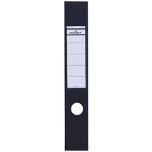 Durable Ordneretiketten 10 Stück Schwarz 6 x 39 cm