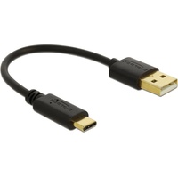 DeLock USB Ladekabel Typ-A zu USB C 0.15 (M) USB Kabel