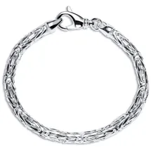 JEWLIX Königsarmband Silber KA0050 Größe 19 cm