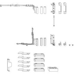 Service Grundkarton GKT.RC-N.2.20-9.RS, Ü20/9V, FFB 601-1475 mm, rechts