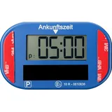 Wiltec Elektronische Parkscheibe mit Solarpanel – Digitale Parkuhr mit automatischer Zeitumschaltung und KBA-Zulassung