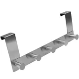 VonBueren Türgarderobe 30 cm Edelstahl Silber