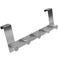 VonBueren Türgarderobe 30 cm Edelstahl Silber