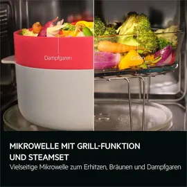 AEG TB6SM171DB Einbau-Mikrowelle 800W, 17l, Push-to-Open, Schwarz