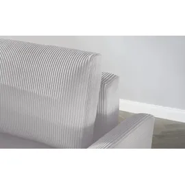 Sofa.de Big Sofa Webstoff 3-Sitzer Grau
