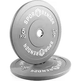 Bumper Plate 2 x 5kg | Hantelscheibe Gewichtsscheibe Gewichtscheibe Olympia 50mm