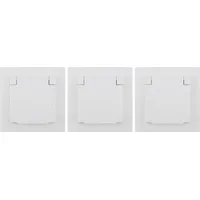 McPower Schutzkontakt-Steckdose McPower ''Flair'', 250V~/16A, UP, IP44, weiß, 3er-Pack