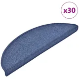 vidaXL Stufenmatten 30 Stk. Blau 56x17x3 cm