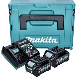 Makita Power Source Kit 40 V XGT Li-Ion 2 x 2,5 Ah + DC40RA Ladegerät + Makpac 191J81-6