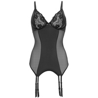 PETITE FLEUR GOLD Set: Corsage Damen schwarz Gr.80 Cup
