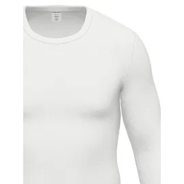 Ammann Unterhemd AMMANN "langarm Shirt Day Classic / Doppelripp Exquisit", Herren, Gr. 8, N-Gr, weiß, Obermaterial: 100% Baumwolle CO., Unterhemden Unterhemd