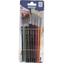 Toppoint Pinsel-Set Größe 1, 2, 3, 4, 6, 8, 10, 12, 10-teilig