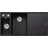 links Einbau von Oben schwarz Handbetätigung 1000 x 510 mm