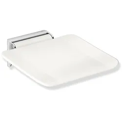 HEWI System 900 Klappsitz 900.51.20040 92, Accessoires, chrom/signalweiß