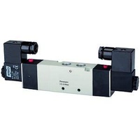 Riegler 5/3-Wegeventil elektropneum. Mitte entl., G 1/4, 24VDC 950l/min