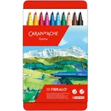 Caran d'Ache Fibralo Filzstifte 10 St. mehrfarbig