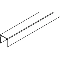 HAWA - Einfachführungsschiene Divido, Alu eloxiert, L= 6000 mm