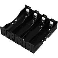 TRU Components TC-13220720 Batteriehalter 4x 18650 Kontaktpole (L x