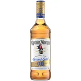 Captain Morgan Spiced Gold 0.0%, Alkoholfrei|fein würzig, karibisches Flair, Rum Alternative für alkoholfreie Drinks & Cocktails, 700ml