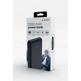 Gembird PB05-02 5000 mAh Schwarz
