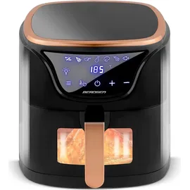 Berdsen Heißluftfritteuse BD-652 schwarz/gold