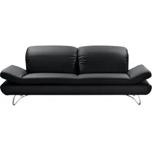 PLACES OF STYLE Couch 2-Sitzer schwarz