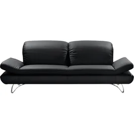 PLACES OF STYLE Couch 2-Sitzer schwarz