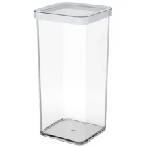 Rotho Frischhaltedose quadratisch transparent weiß 1,5 l