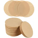 QUARKZMAN 400 Stück 24" Runde Kaffeefilter Einweg-Papier-Perkolator aus natürlichem ungebleichtem Holzfasermaterial geeignet für Kaffeefilter Tropfkaffeemaschine Braun