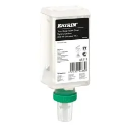 KATRIN Touchfree Handwaschseife Pure Neutral 500 ml 483110 , 1 Karton = 12 Patronen à 500 ml, Sunny Garden