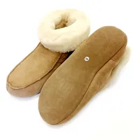 Leibersperger Hausschuh aus Lammfell Hüttenschuh Hüttenpatschen Damen Herren Unisex Winter-Sommer Hausschuhe Naturprodukt atmungsaktiv (numeric_39) - 39 EU