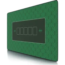 CSL Pokermatte XL Tischauflage für Poker 100 x 60cm / Kartenspiel Matte / Pokertisch Auflage