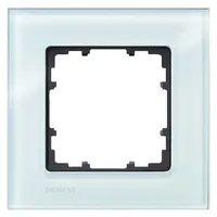 Siemens DELTA miro Glas Rahmen 1-Fach, kristallgrün 5TG1201