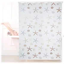 Relaxdays Duschrollo Ocean 160 x 240 cm blau