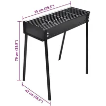 vidaXL Holzkohlegrill 40713