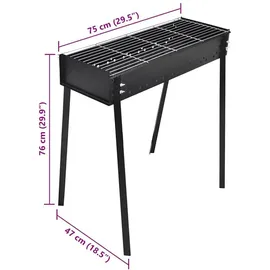 vidaXL Holzkohlegrill 40713
