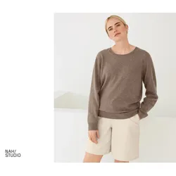 Nah/Studio Pullover - recycelte Wolle/Cashmere - Gr. XS - braun